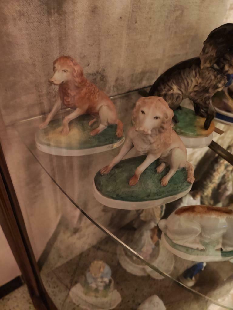 Paire de chiens en vieil Andenne, Enlèvement ou Envoi, Comme neuf