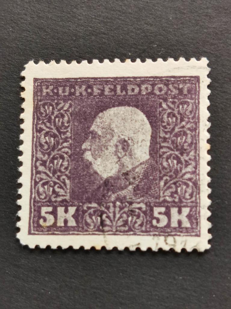 Oostenrijks-Hongaarse veldpost 1915 - Koning Franz-Jozeph I, Postzegels en Munten, Ophalen of Verzenden, Overige landen, Gestempeld