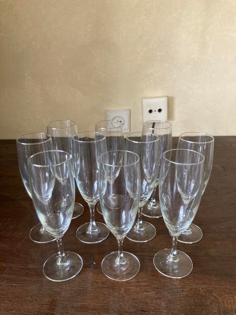 Champagne glazen, Ophalen, Zo goed als nieuw