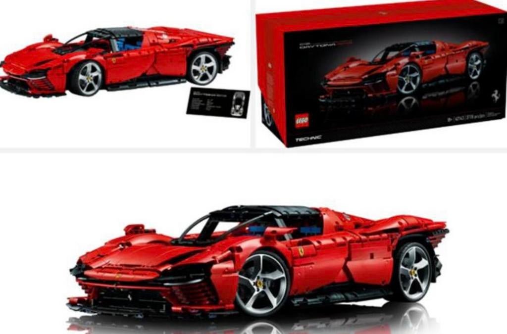 Lego Technic 42143 Ferrari Daytona SP3, Ophalen, Zo goed als nieuw, Lego