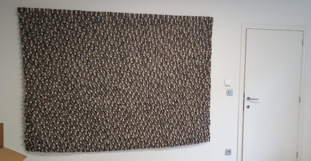 Tapis/tapisserie/tapisserie : design épuré, 200 cm ou plus, Comme neuf, Enlèvement, Rectangulaire