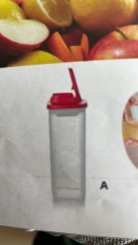 Carafe 2 l, Neuf, Rouge, Info@tupperware.fr, Tuperware