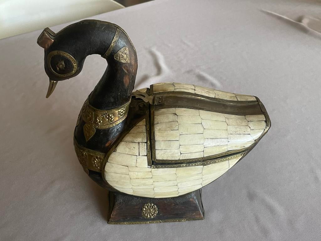Decoratieve antieke eend, Antiek en Kunst, Ophalen