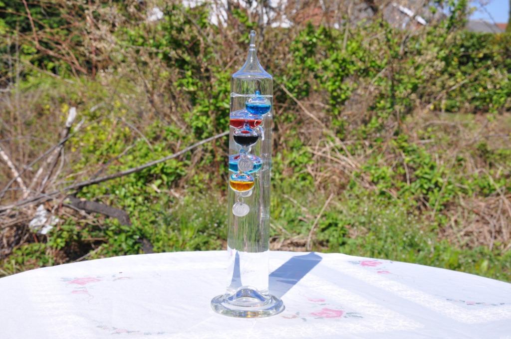 thermomètre en verre Galileo, Ophalen of Verzenden