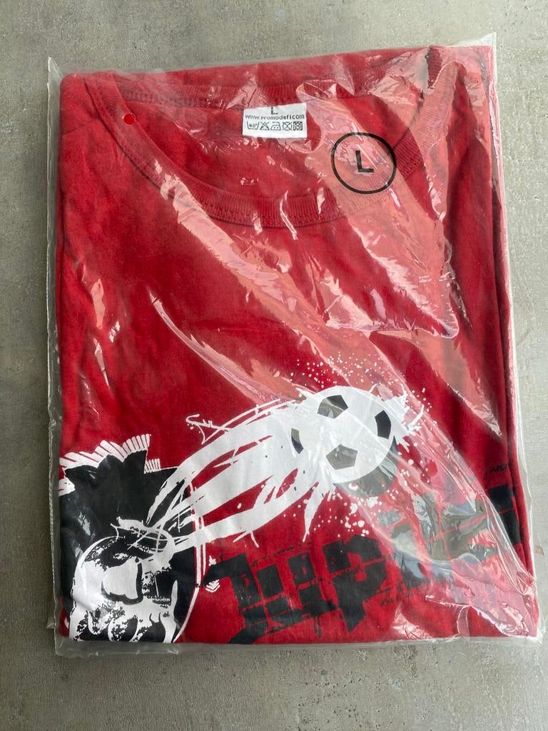 Tee shirt «  Jupiler «  neuf  taille L : pour collection, Kleding | Heren, T-shirts, Nieuw, Maat 52/54 (L), Rood, Ophalen of Verzenden