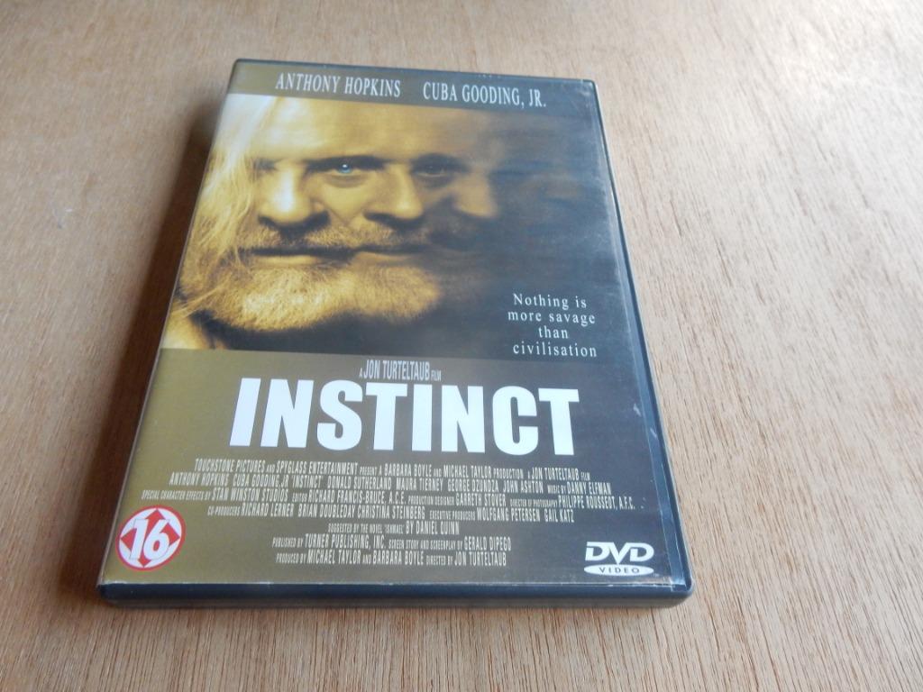 nr.1612- Dvd: instinct - thriller, Vanaf 16 jaar, Ophalen of Verzenden, Actiethriller