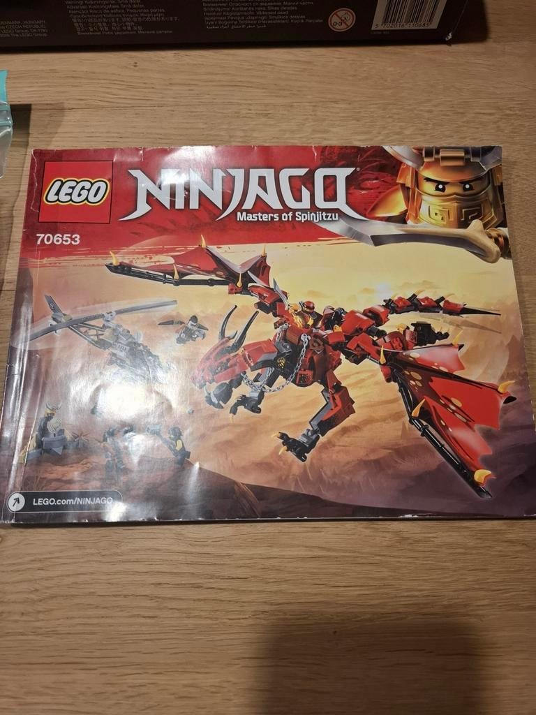 Lego Ninjago Firstbourne draak 70653 Masters of spinjitzu, Kinderen en Baby's, Inclusief instructies, Gebruikt, Lego, Ophalen of Verzenden