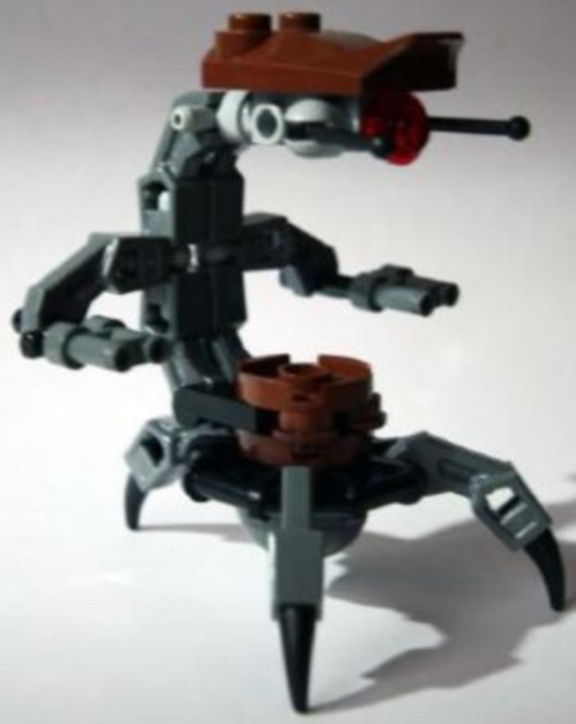 Lego figuur sw0348 Droideka (Destroyer Droid) star wars (3), Ophalen of Verzenden, Zo goed als nieuw, Losse stenen, Lego