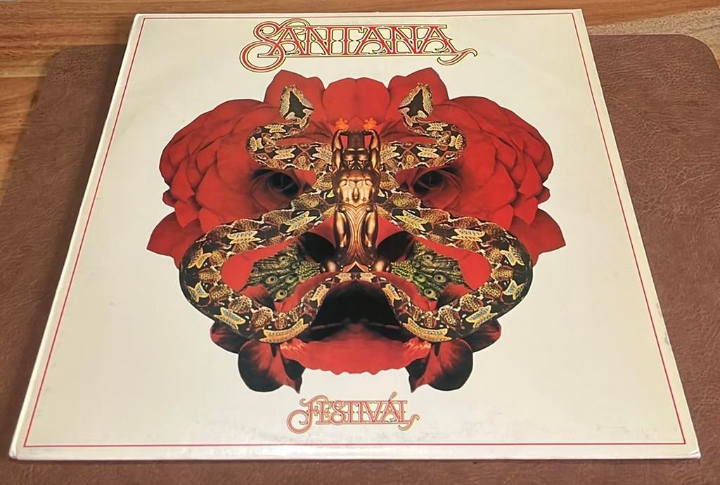 Santana - Festival - Vinyl LP - UK persing, Cd's en Dvd's, Vinyl | Rock, Ophalen of Verzenden, Gebruikt