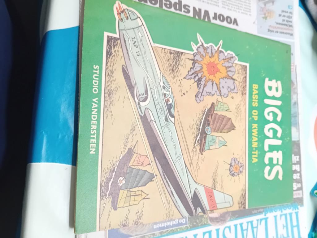 Biggles basis op kwan-tia, Boeken, Eén stripboek, Ophalen, Gelezen