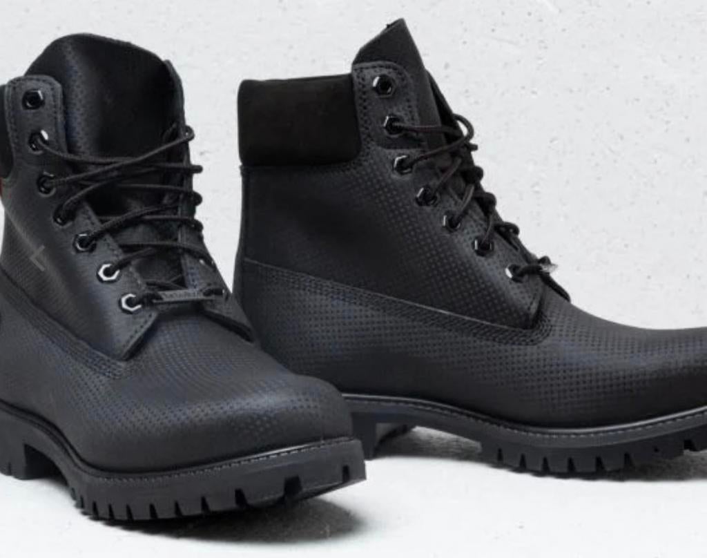 Timberland/Helcor laarzen 6"inch: 44 - leer/Helcor - zwart, Kleding | Heren, Schoenen, Ophalen of Verzenden, Timberland, Zwart