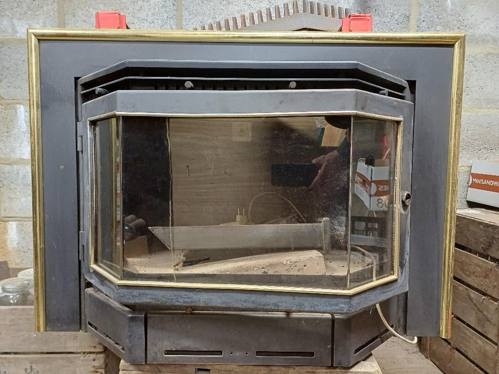 Barbas Beaufire 65, Maison & Meubles, Cheminées, Enlèvement, Utilisé, Insert, Cheminée au bois