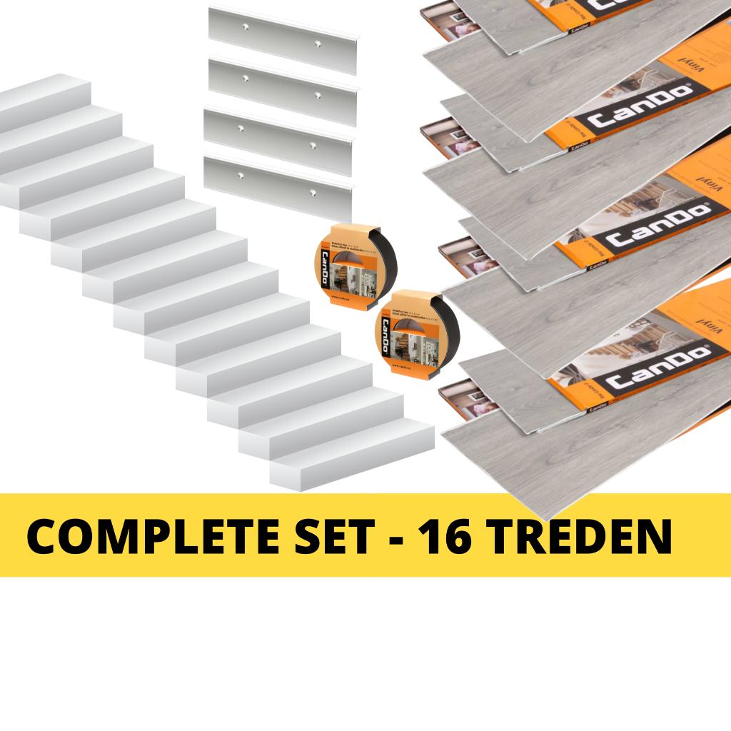 PVC traprenovatie COMPLETE SET vanaf €135,00 GOEDKOOPSTE, Ophalen, Nieuw, Trap