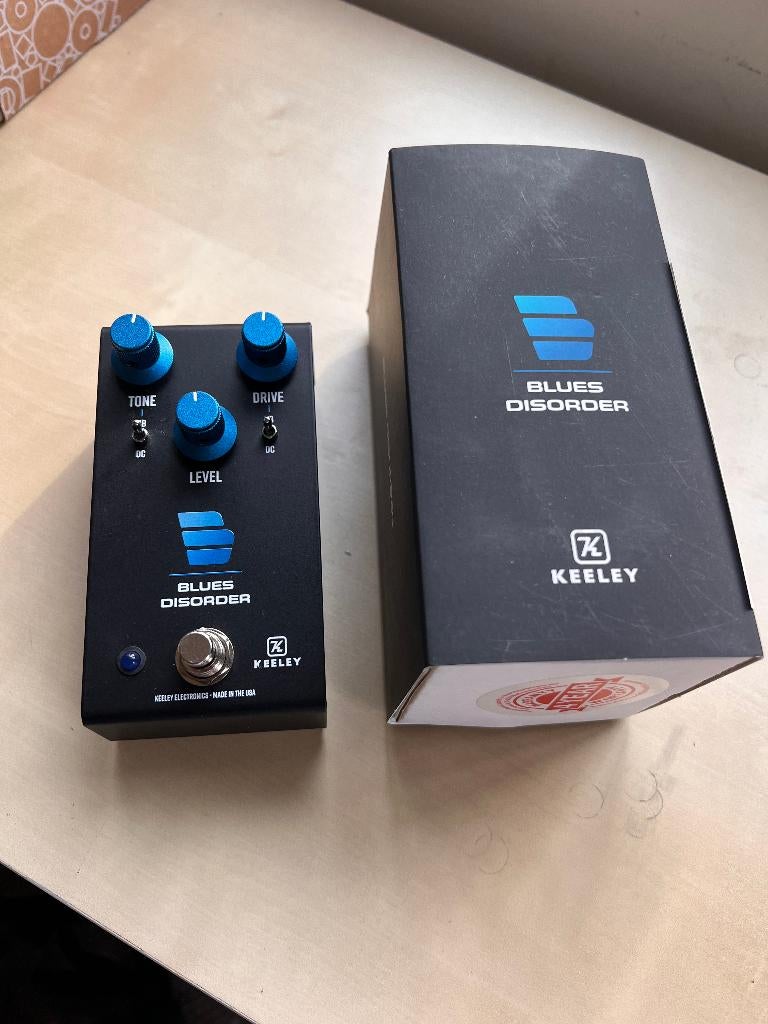 Trouble d'overdrive de Keeley Blues, Musique & Instruments, Effets, Comme neuf, Distortion, Overdrive ou Fuzz, Enlèvement ou Envoi