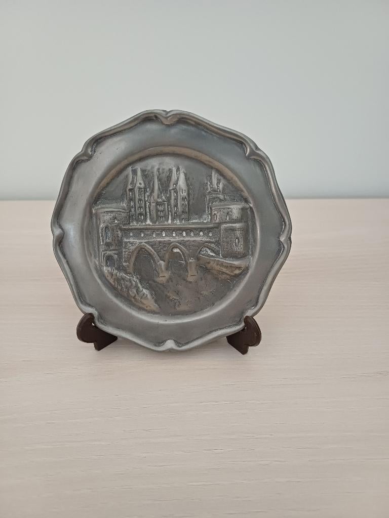 tinnen bord, Ophalen of Verzenden