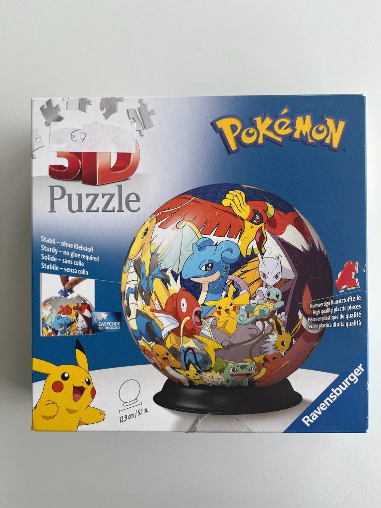 Puzzle Ravensburger Pokémon Ball 3D - 72 pièces + emballage, Enlèvement ou Envoi, Neuf