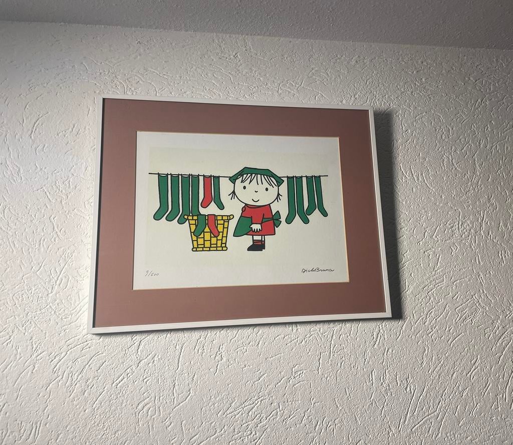 Sérigraphie de Dick Bruna, Antiquités & Art, Art | Lithographies & Sérigraphies, Enlèvement ou Envoi