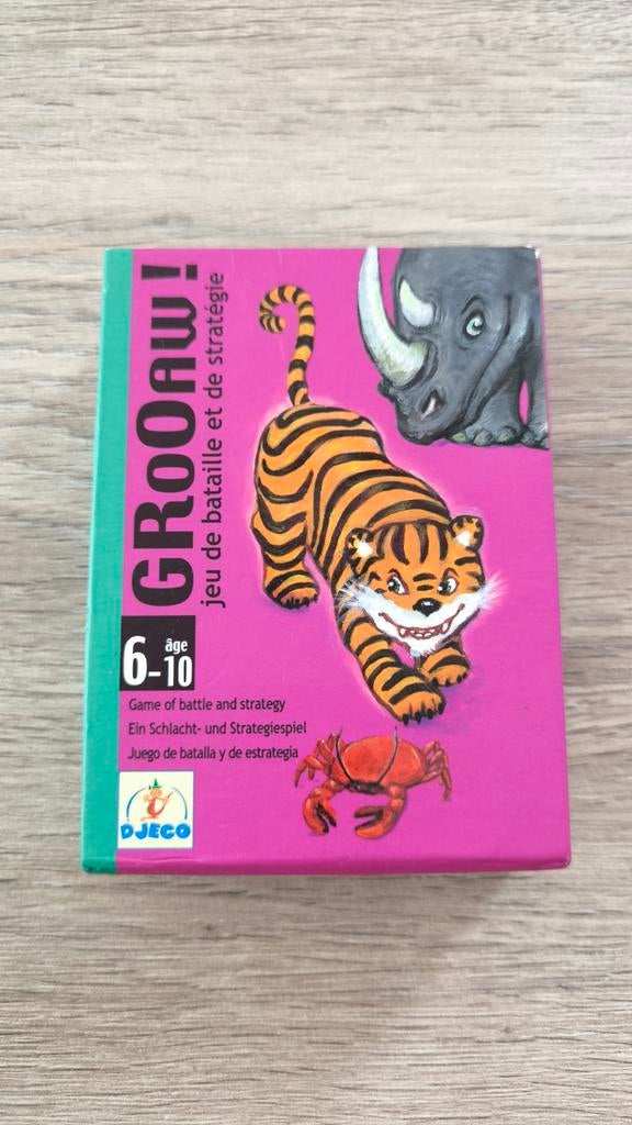 Jeu Djeco GROOAW !, Hobby & Loisirs créatifs, Enlèvement, Comme neuf