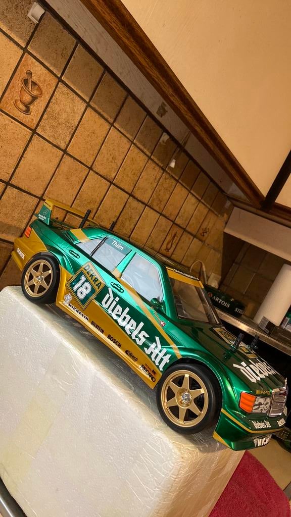 RC Tamiya Mercedes 190E 2.5-16V EVOII NAGELNIEUW, Elektro, Nieuw, Ophalen of Verzenden, Schaal 1:10