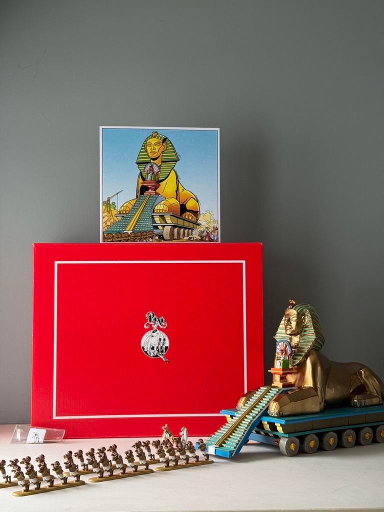 De strijdwagen van Cleopatra - Pixi - Uderzo, Verzamelen, Ophalen of Verzenden, Asterix en Obelix, Zo goed als nieuw, Beeldje of Figuurtje
