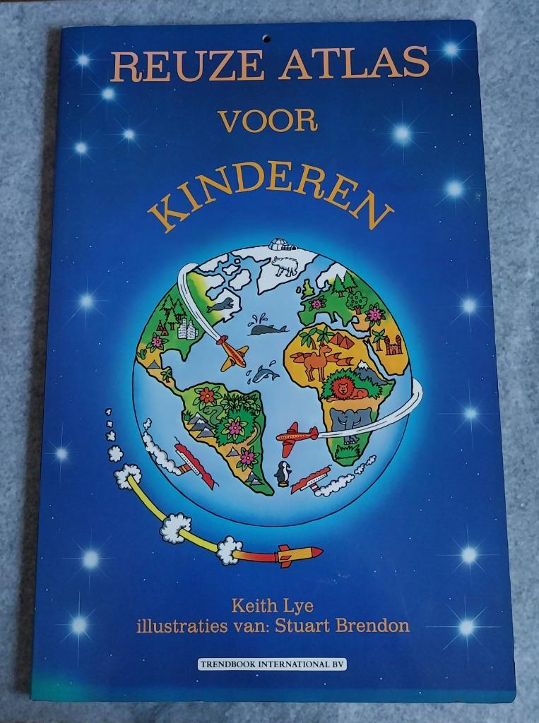 Reuze atlas voor kinderen, in hele goede staat, 61cm x 40cm, Ophalen