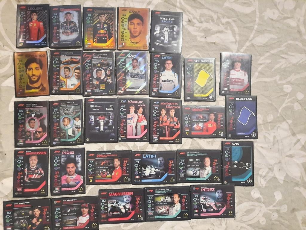 30 Topps F1 Turbo Attax Kaarten, Ophalen of Verzenden, Gebruikt