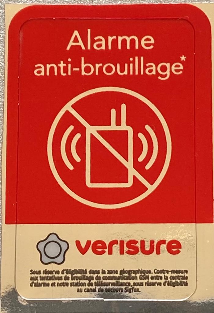 Verisure alarme autocollant, Doe-het-zelf en Bouw, Ophalen of Verzenden, Nieuw, Overige typen