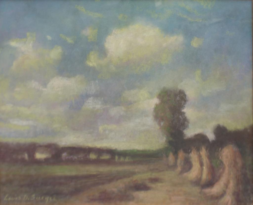 Louis De Saeger (1908-1988): Landschap (78 x 62 cm), Ophalen of Verzenden
