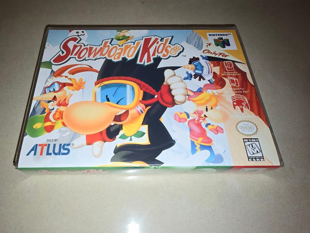 Snowboard Kids N64 Game Case (2), Verzenden, Zo goed als nieuw