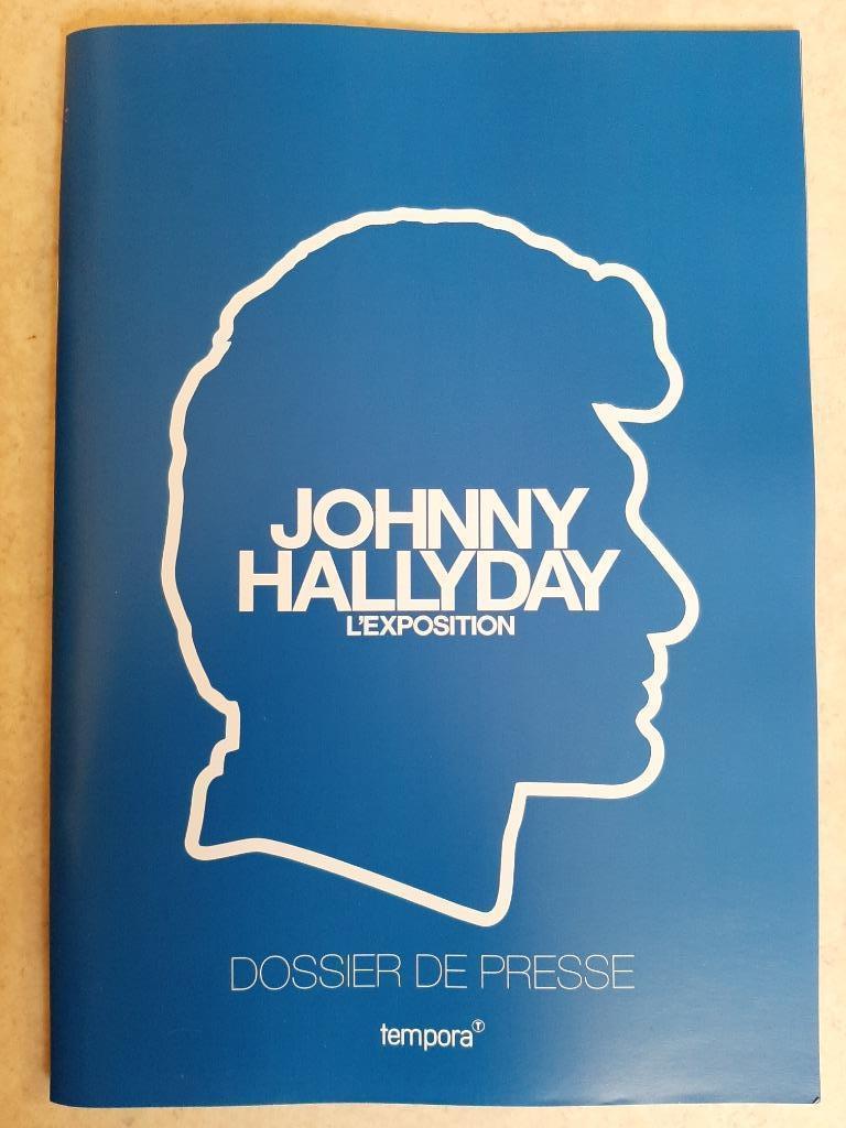 Persmap Johnny Halliday Tentoonstellingen in het Nederlands, Boeken, Ophalen of Verzenden, Nieuw, Artiest