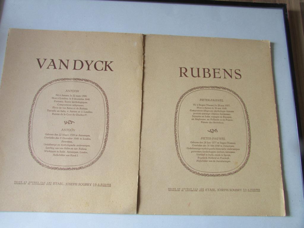Pieter Pauwel Rubens - Antoon Van Dijck, Verzenden, Gelezen, Schilder- en Tekenkunst, Etab.Joseph Soubry