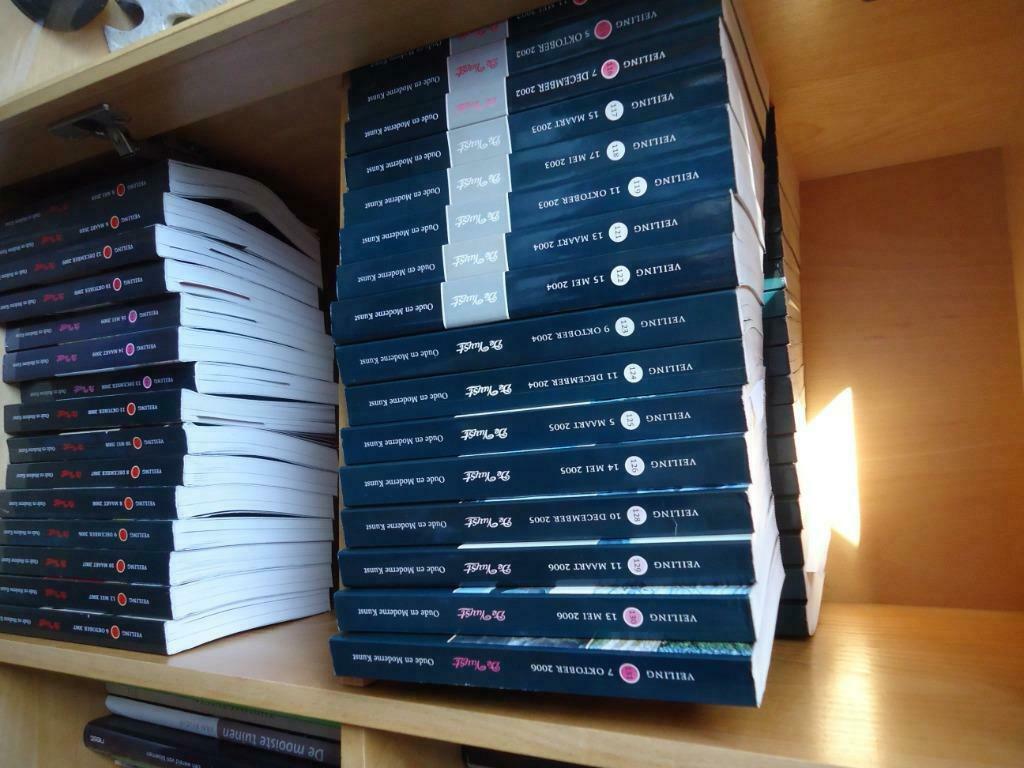 Reeks van 63 veiling catalogi kunstwerken De Vuyst & Campo, Boeken, Ophalen