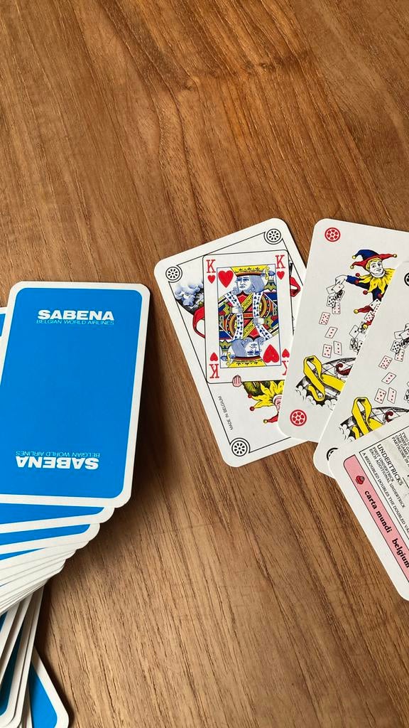 SABENA kaartspel, Collections, Cartes à jouer, Jokers & Jeux des sept familles, Enlèvement ou Envoi