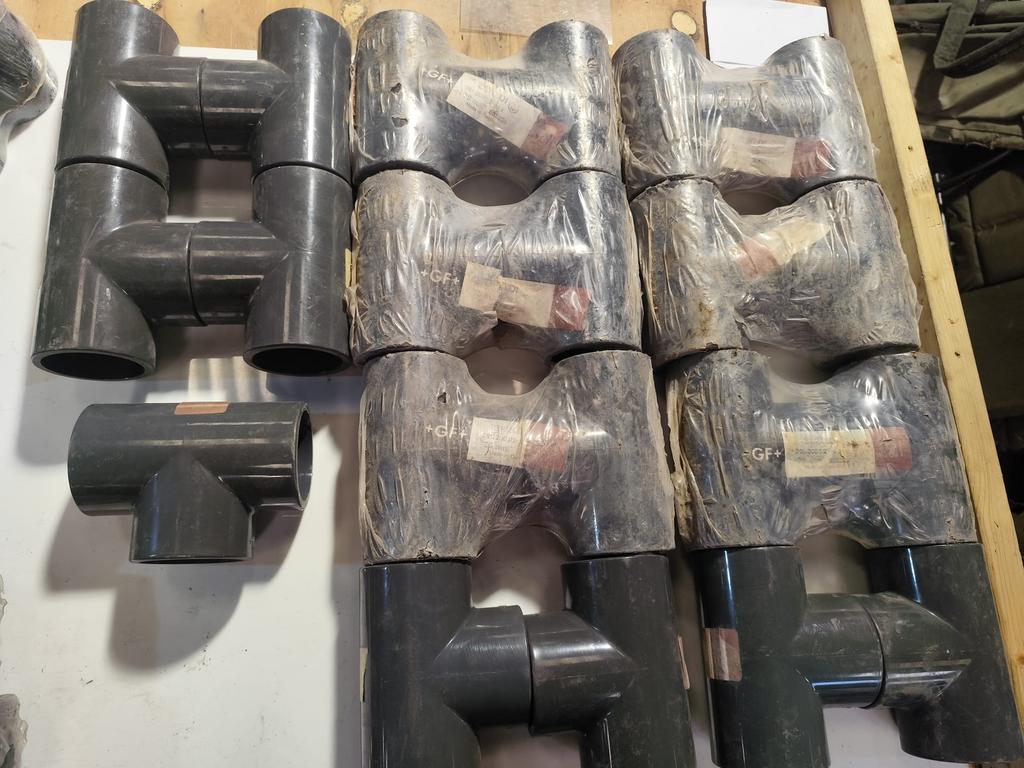 +GF+ PVC koppelingen 75mm – partij van 34 stuks – nieuw, Ophalen, PVC