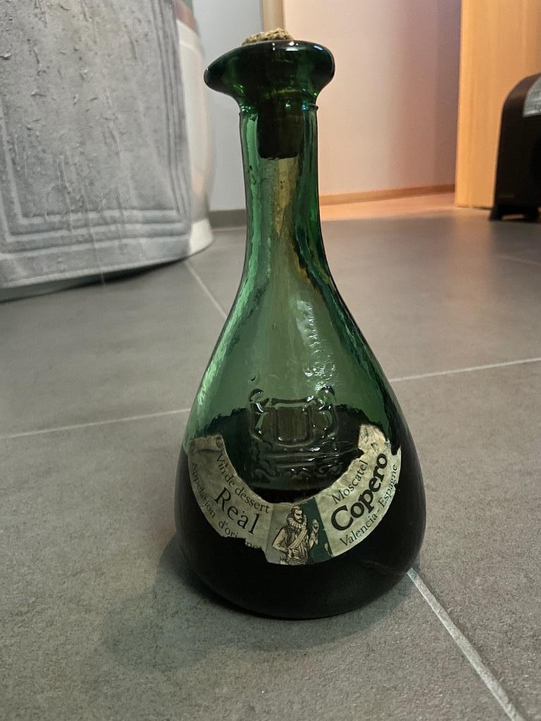 Ancienne bouteille Moscatel Copero – Espagne – vintage déco, Enlèvement