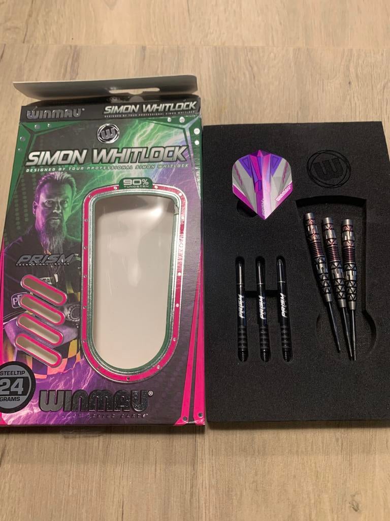 Dartspijlen simon withlock 24g, Ophalen of Verzenden, Zo goed als nieuw, Pijlen