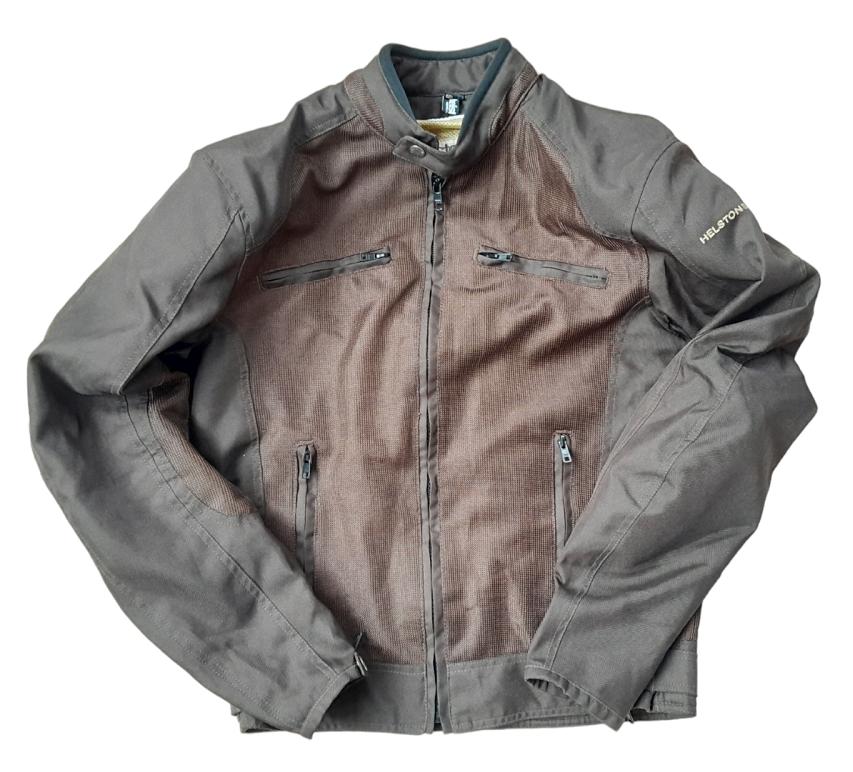 Veste de moto Helstons en tissu marron en maille homme - M, Enlèvement ou Envoi, Helstons, Hommes, Manteau | tissu