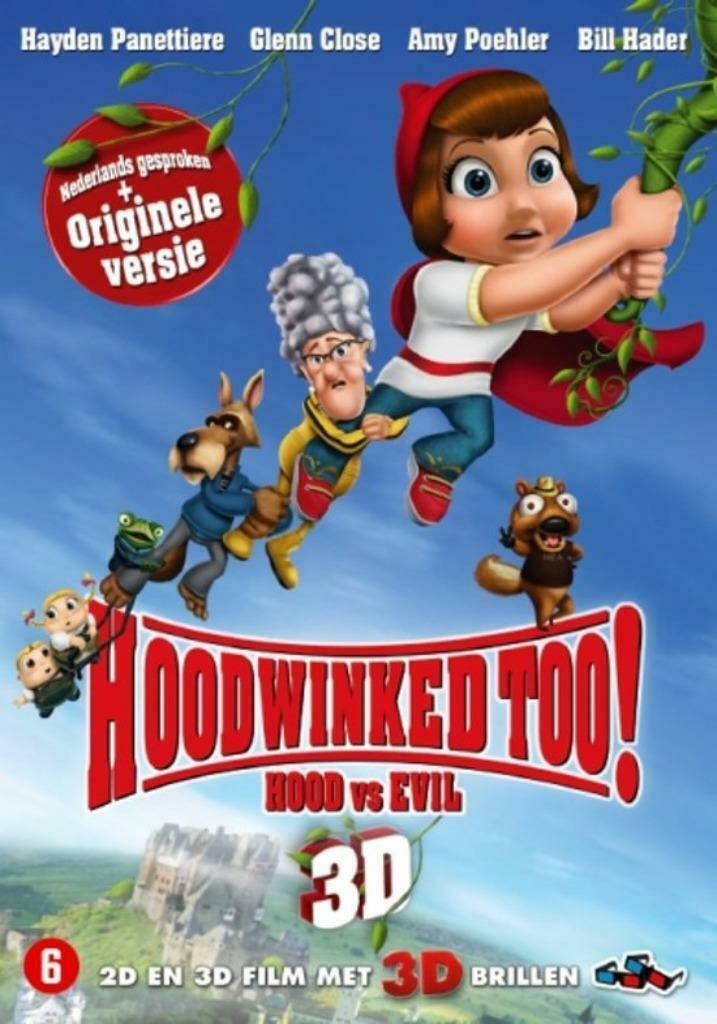 DVD - Hoodwinked Too!: Hood vs. Evil (Superkapje) (2D+3D) (A, À partir de 6 ans, Envoi, Aventure, Film