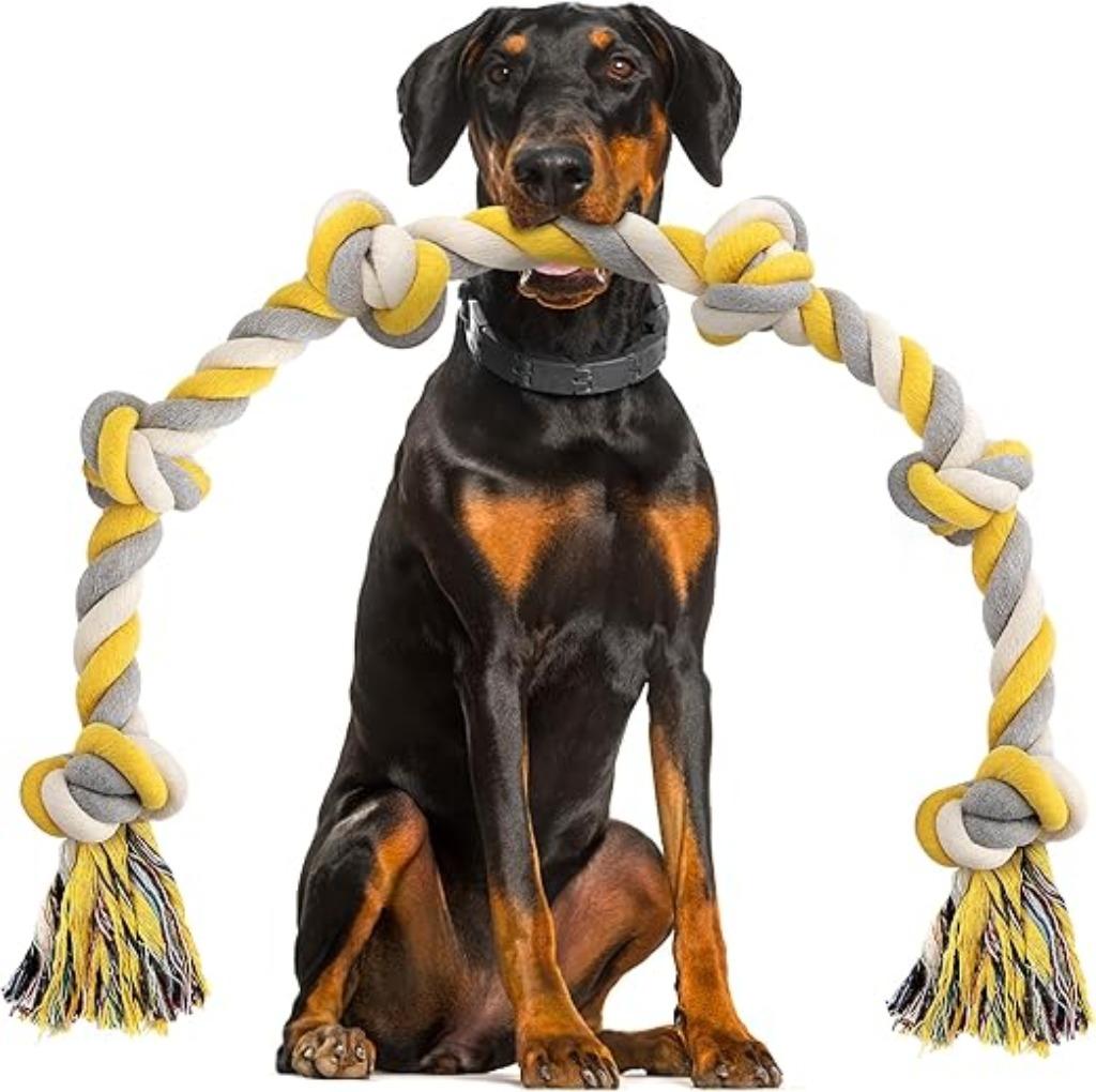 Jouets pour chiens en corde XXL à 6 nœuds LIVRAISON RAPIDE E