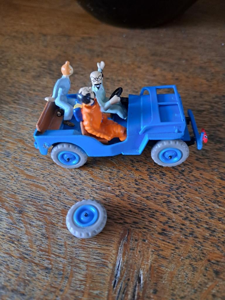 De blauwe jeep van kuifje, Ophalen of Verzenden, Gebruikt