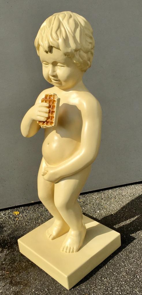 Manneken Pis reclame Beeld  met Belgische Wafel, Ophalen of Verzenden, Nieuw in verpakking, Decoratie