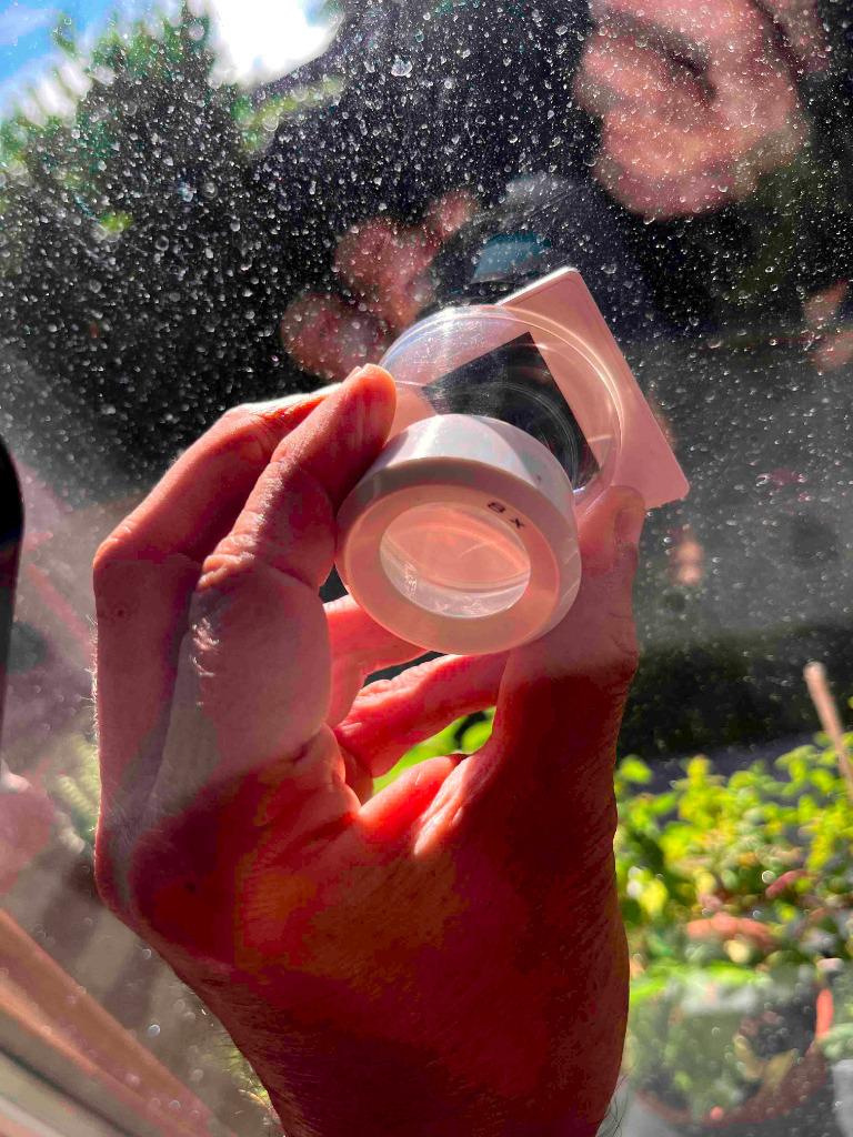 Loupe dia 35mm grossissement 8x, TV, Hi-fi & Vidéo, Enlèvement ou Envoi, Utilisé, Autres types
