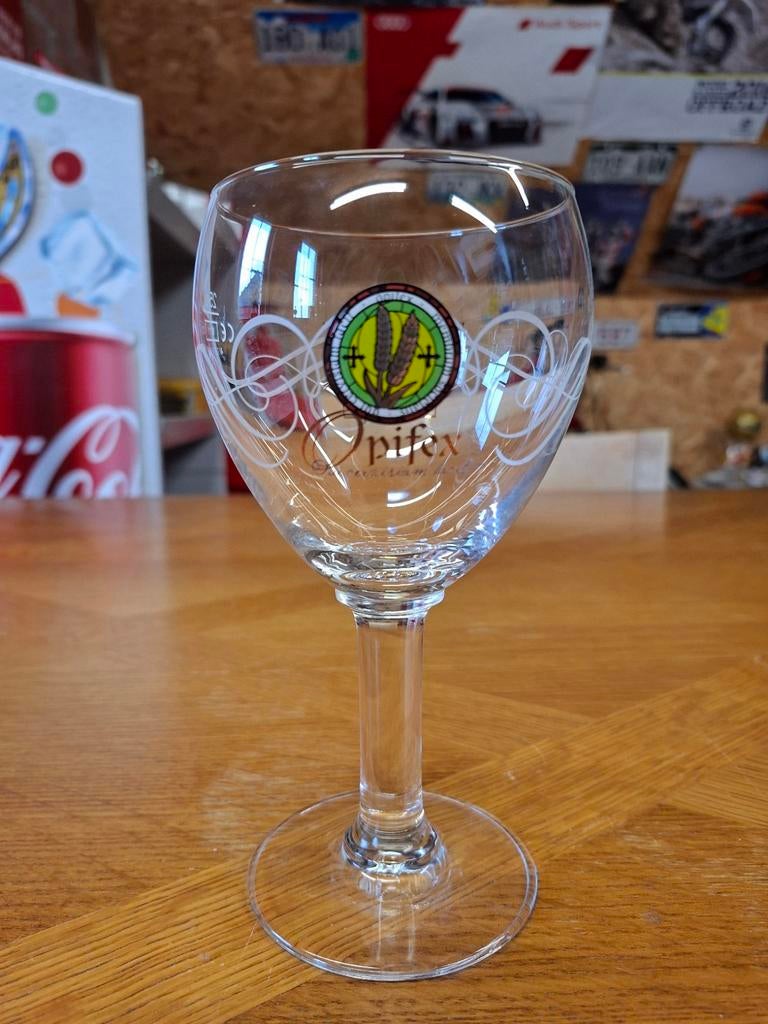 Collectors glazen Leffe, Ophalen of Verzenden, Zo goed als nieuw, Bierglas