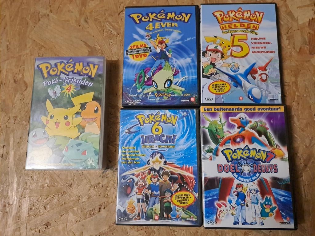 Pokemon dvd en VHS, Enlèvement ou Envoi, Comme neuf