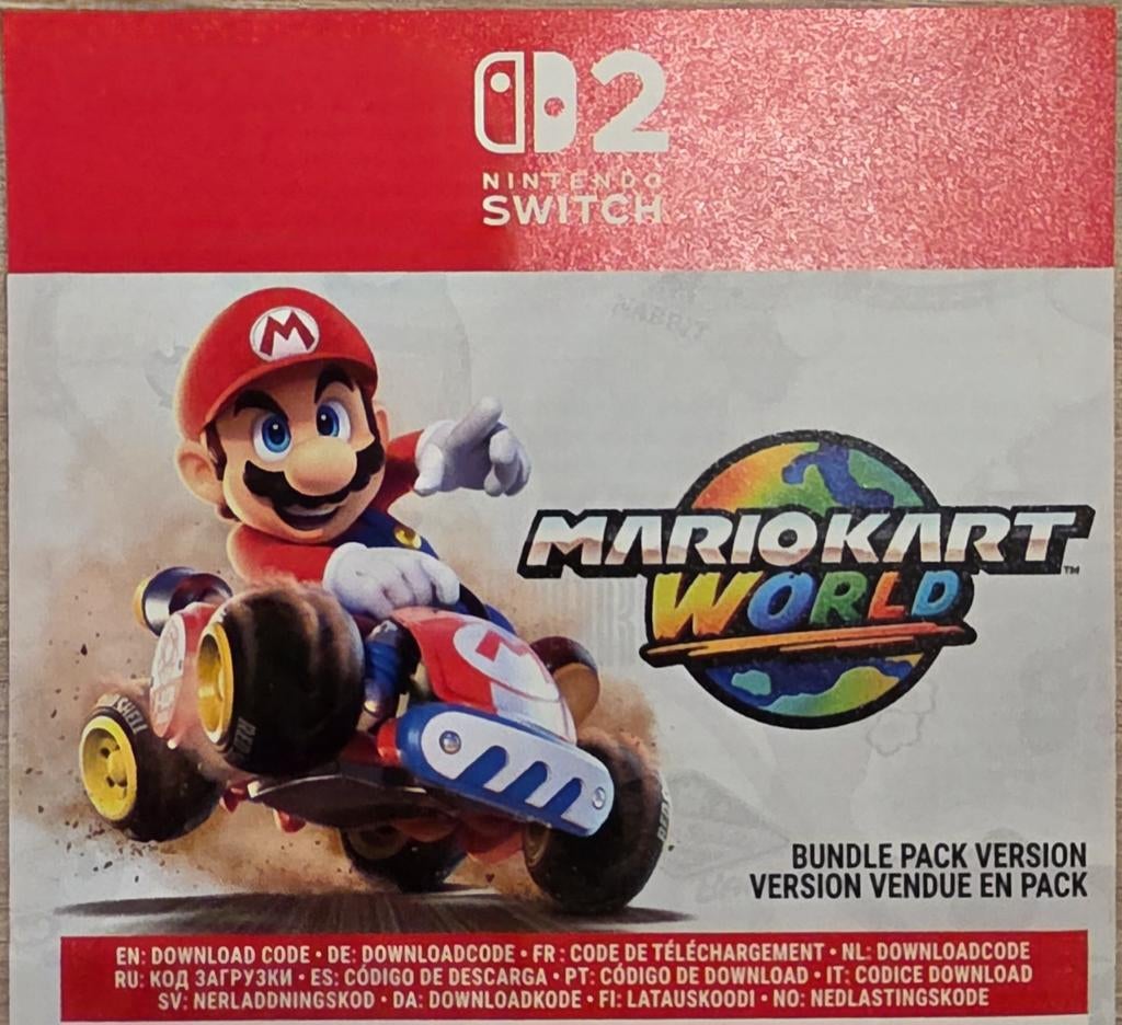 Jeux mario kart world, Enlèvement ou Envoi