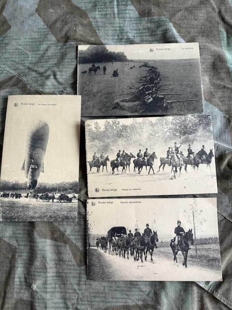 Briefkaart van het Belgische leger, Ophalen of Verzenden