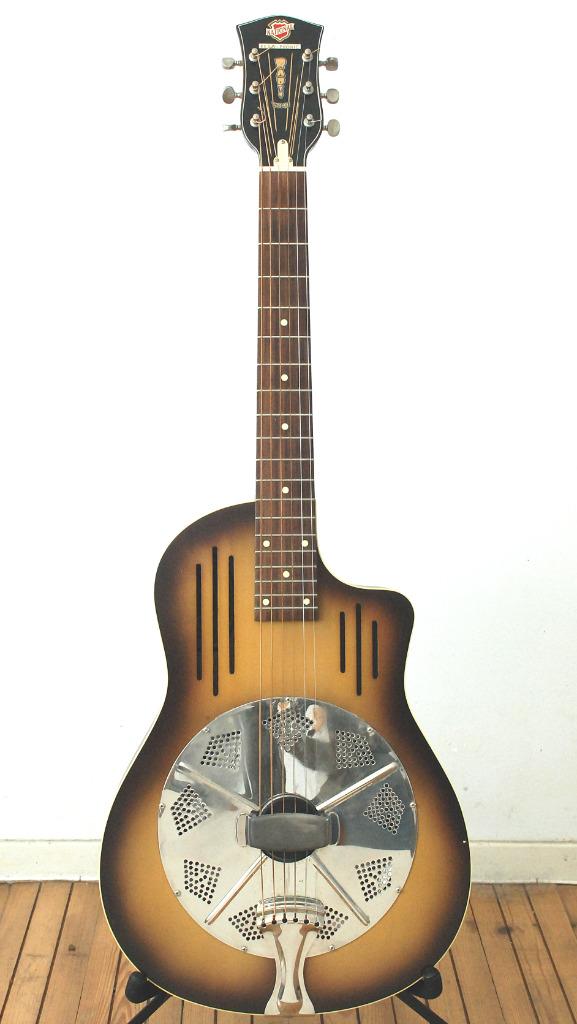 national radiotone resophonic bendaway 1998, Ophalen, Zo goed als nieuw, Resonator- of Dobrogitaar, Met koffer