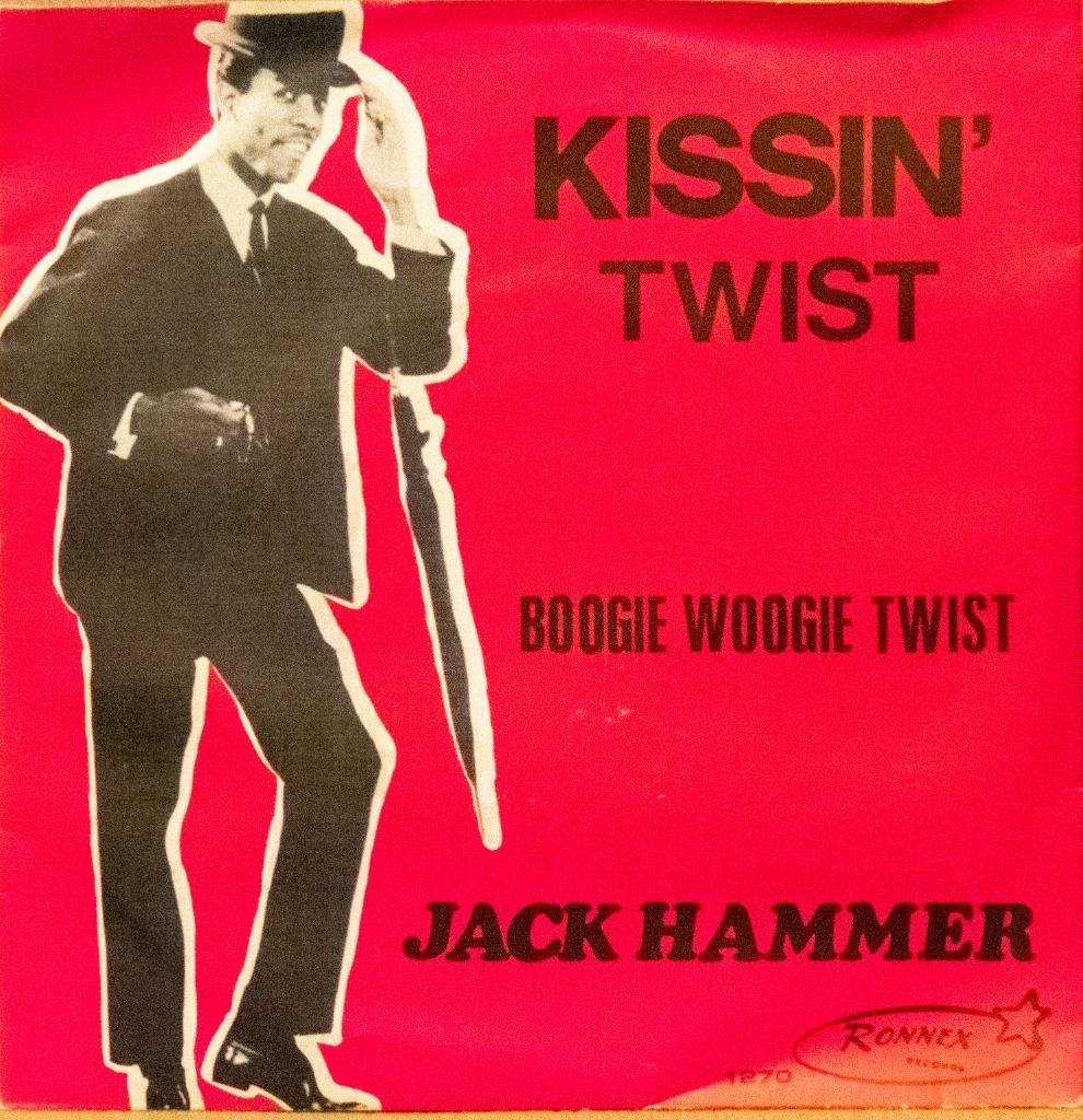 single vinyle Jack Hammer - The kissin' twist, Enlèvement ou Envoi, Comme neuf, Pop