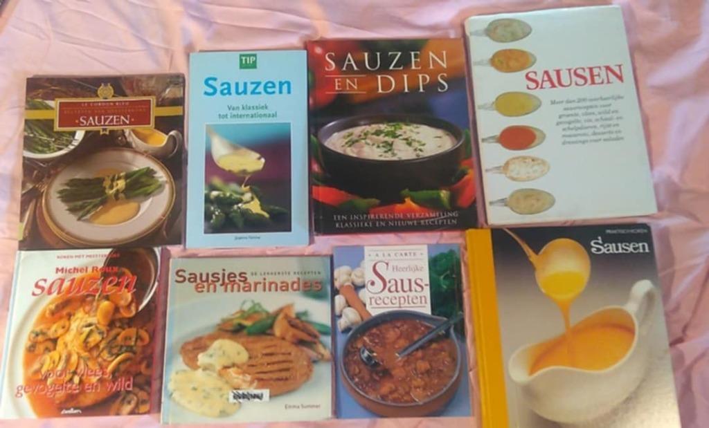 boeken over sauzen, Ophalen of Verzenden