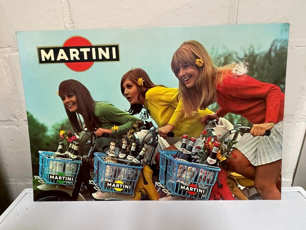 Perfect Martini glacoide reclame bordje nr 2 jaren 70 karton, Verzamelen, Merken en Reclamevoorwerpen, Ophalen of Verzenden, Zo goed als nieuw